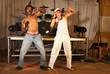 Two Freestyle hip-hop dancers
