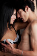 Intimate young lovers