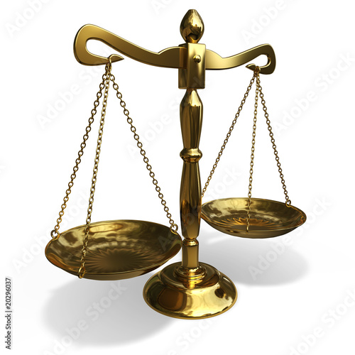 Illustration: golden balance golden balance