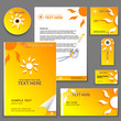 Easy to edit vector orange business template 6 (for travel compa
