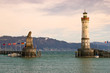 Hafen von Lindau am Bodensee, Bayern