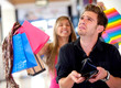 Man with an emtpy wallet