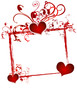 liebesbotschaft liebe herzen hintergrund