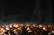 coffee in smoke