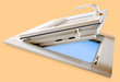 fenetre pvc double vitrage entr'ouverte