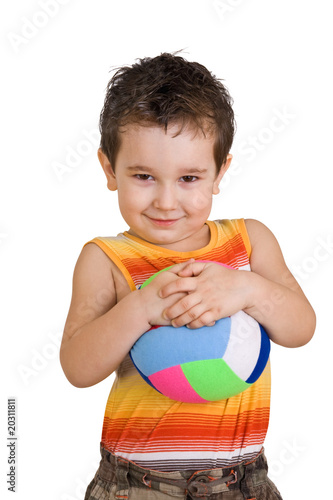 Photo: boy with ball boy with ball