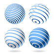 Globe. Vector design elements.