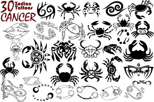 Cancer Sign Tattoos on Zodiac Tattoo   Cancer    Gokychan  20318843   See Portfolio