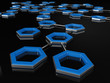 Network and communication - 3D Abstract Network and communication - 3D Abstract
