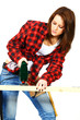 Frau im Handwerk