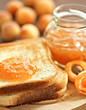 Toasts with apricot jelly