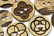 boutons artisanaux originaux coque noix coco