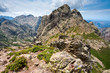 Wideangle view of rock (GR20)