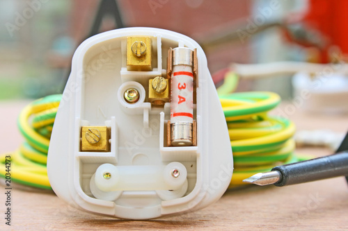 Photo: Electrical plug Electrical plug