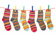 calcetines tendidos