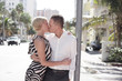 Photo: Strangers kissing on the street Strangers kissing on the street