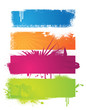 Set of colored banners. Set of colored banners.