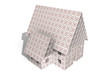 House built with paperboards