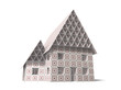 House built with paperboards