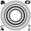 Cable Abstract Ornament - Seamless Background Vector Cable Abstract Ornament - Seamless Background Vector