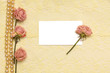 background with cream silky decoration accessories, lace and pea