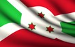 Flying Flag of Burundi | All Countries Collection |