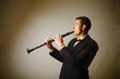 Clarinettist in concert