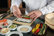 Chef Preparing Sushi