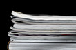 pile of magazines