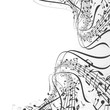 Musical notes composition Musical notes composition