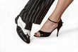 Two feet of dancers