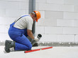 Plumber at work