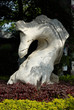 White stone in garden