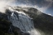 Norwegian waterfall, Langfoss, Akrafjorden