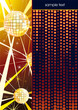 Music Background with Disco Ball Red Music Background with Disco Ball Red