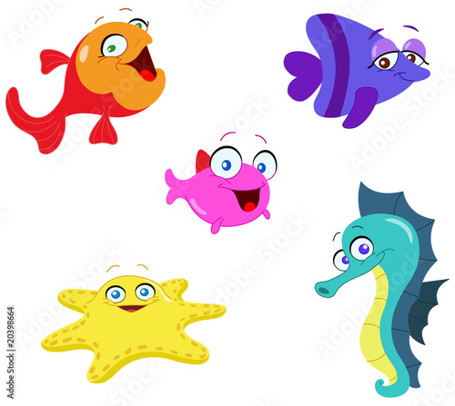 Cute Catoons on Cute Cartoon Sea Creatures    Yael Weiss  20398664   See Portfolio