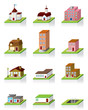Vector Building Icon -- 3D Illustration Vector Building Icon -- 3D Illustration