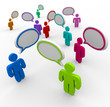 Disorganized Communication - People Speaking at Once