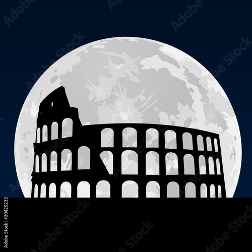 Coliseum Silhouette