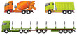 Construction and timber truck