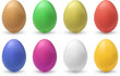 Vektor: Color eggs Color eggs