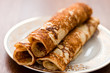 Rolled pancakes Rolled pancakes