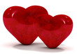 Valentine's day heart with ornament isolated on white Valentine's day heart with ornament isolated on white