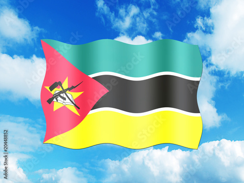 Illustration: Bandeira de Moçambique Bandeira de Moçambique
