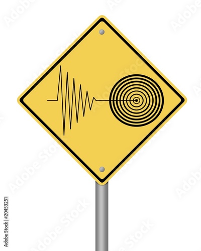 Illustration: Warning Sign Tremor Warning Sign Tremor