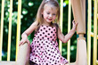Little Girl Playing at the Playground