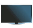 LCD TV-set - vector illustration