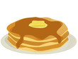 Plate of pancakes Plate of pancakes