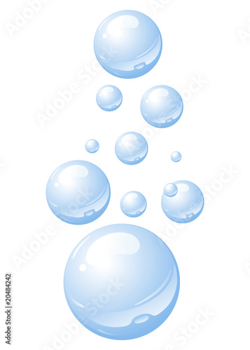 Vector: Vector bubbles - no trasparency Vector bubbles - no trasparency