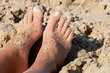 Sandy feet